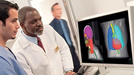 Автоматическая сегментация на базе моделей органов Phillips Pinnacle³