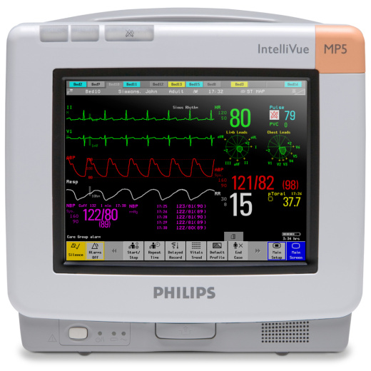 Прикроватный монитор пациента Philips IntelliVue MP5
